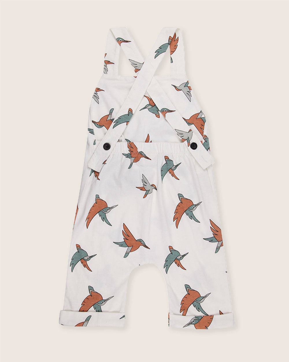 organic cotton White Birdsong Print Jumpsuit - image 5