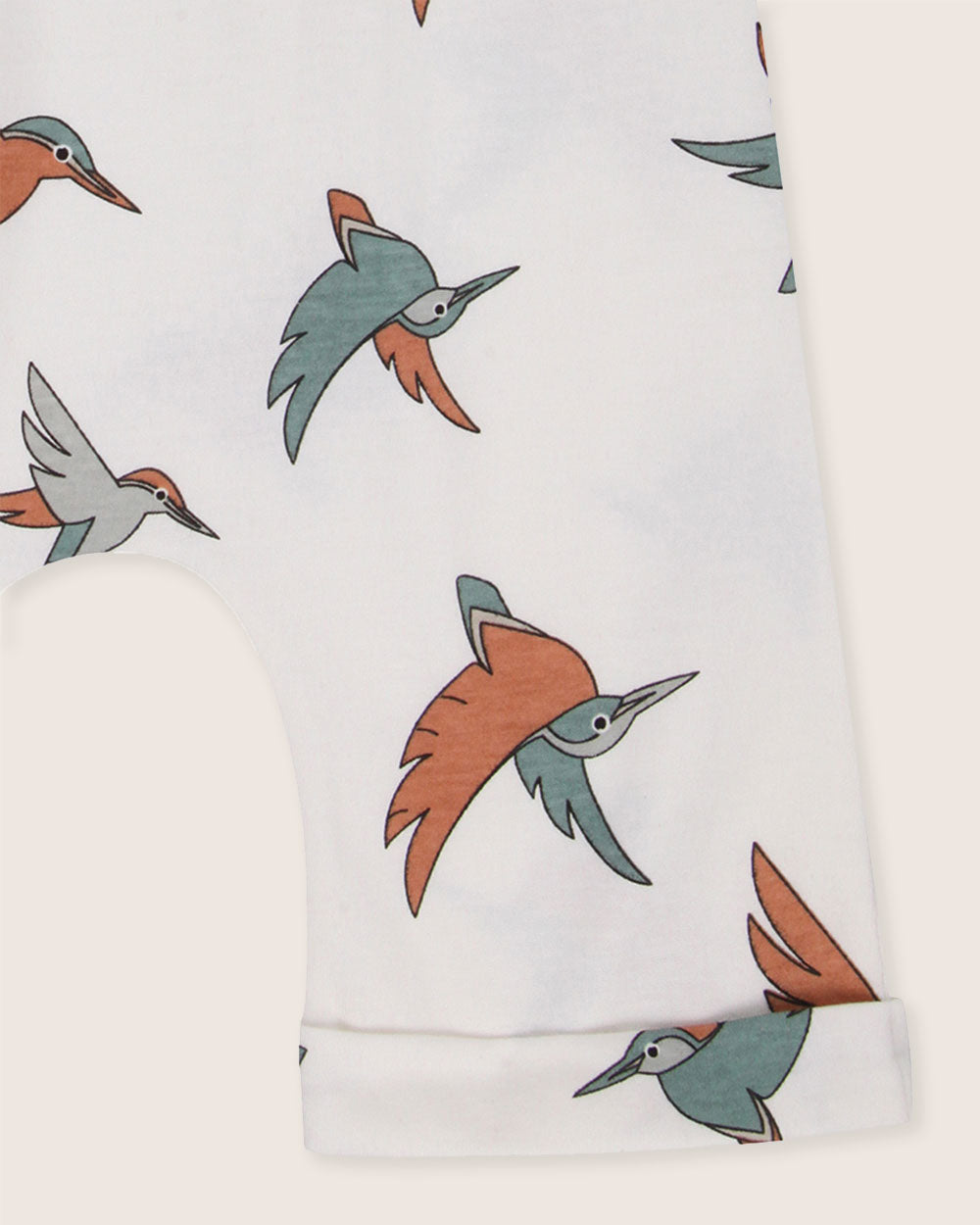 organic cotton White Birdsong Print Jumpsuit - image 4