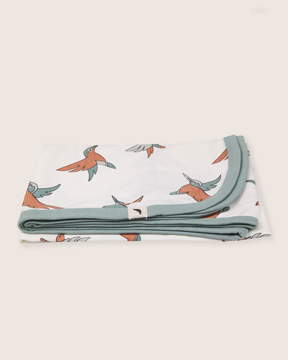 White Birdsong Print Blanket - image 2