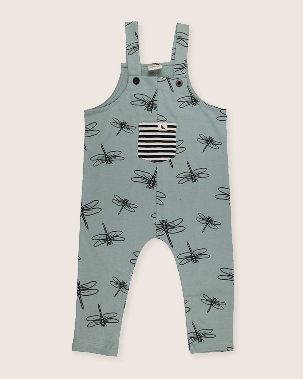 organic cotton Blue Damselfly Print Dungarees - image 2