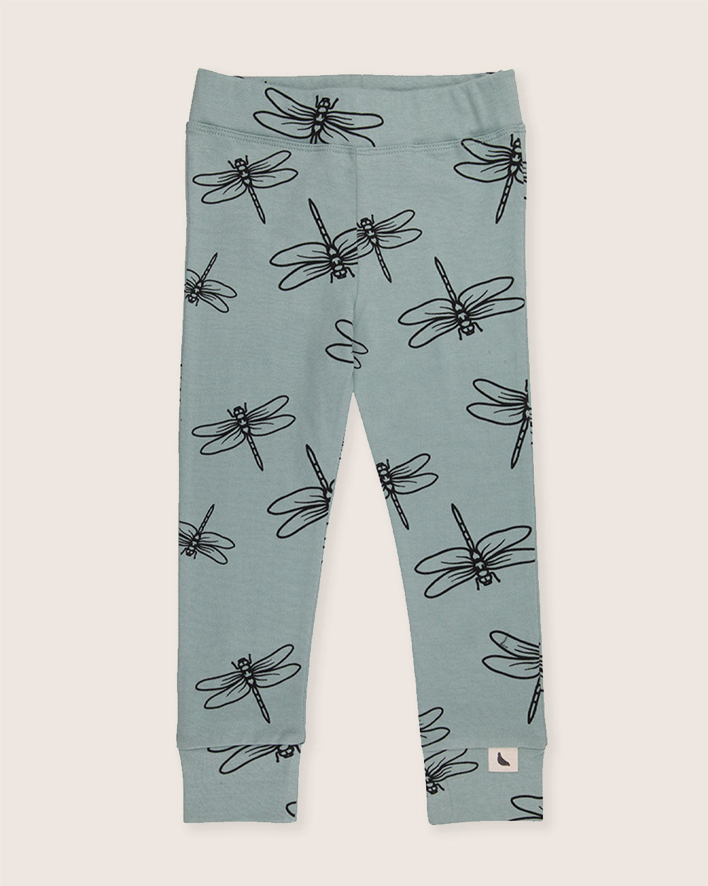 organic cotton Blue Damselfly Print Leggings - image 2