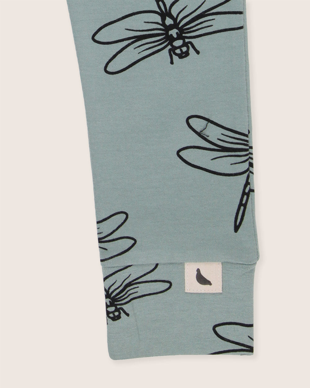 organic cotton Blue Damselfly Print Leggings - image 4