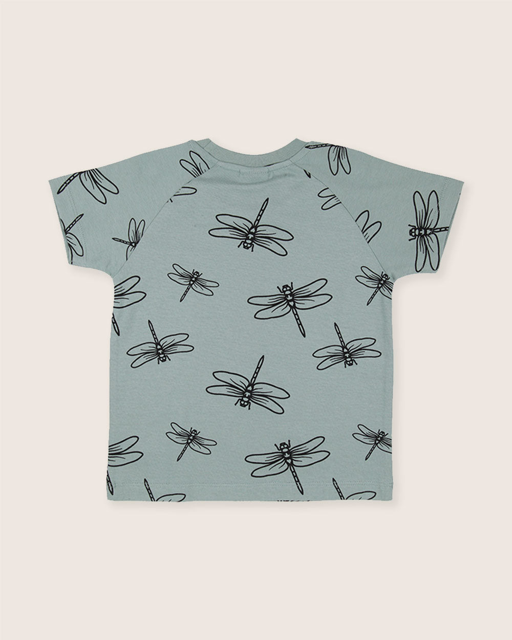 organic cotton Blue Damselfly Print T-Shirt - image 5