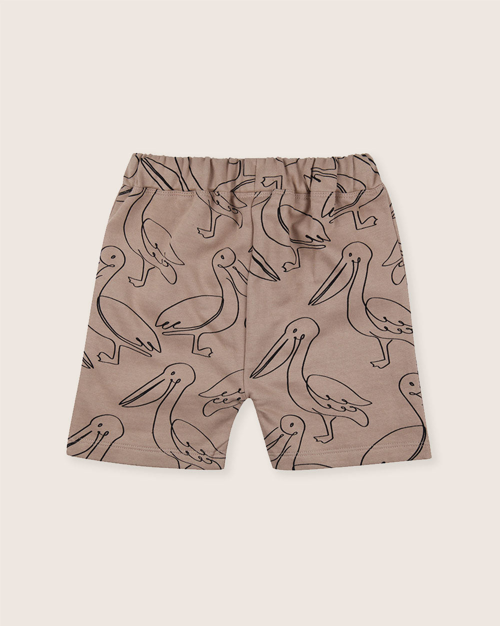 organic cotton Beige Pelican Print Shorts - image 5