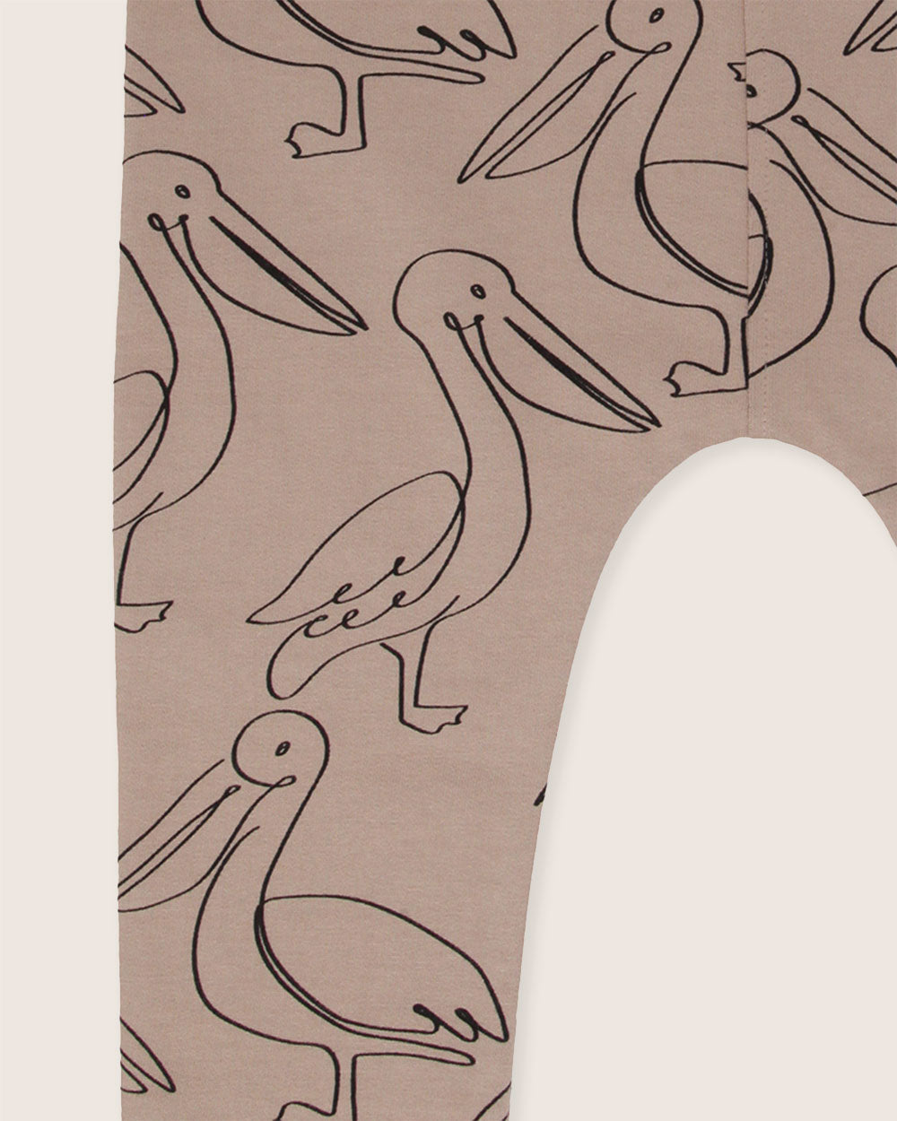 organic cotton Beige Pelican Print Dungarees - image 4