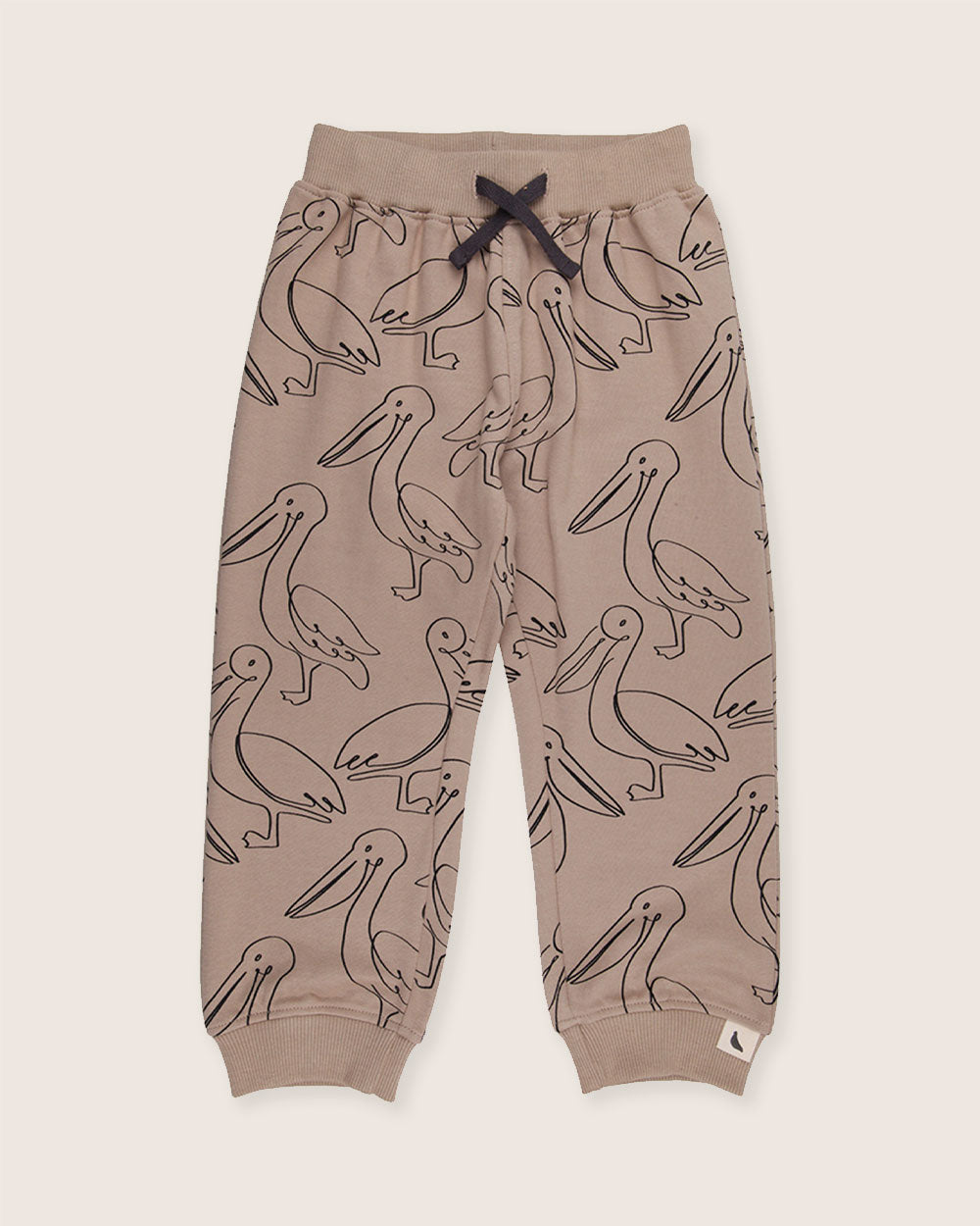 organic cotton Beige Pelican Print Joggers - image 2