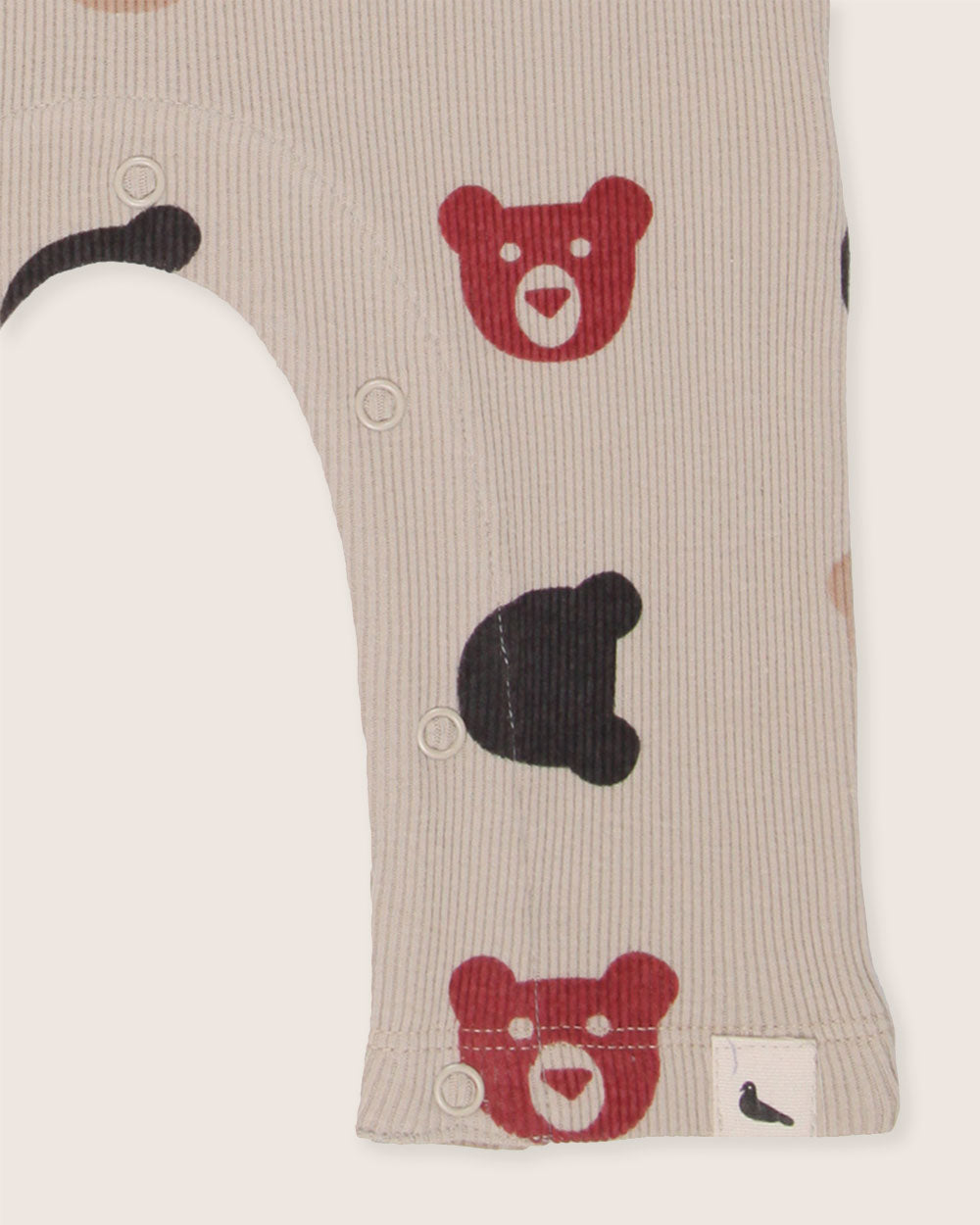 Stone Smiling Bear Print Romper - image 4