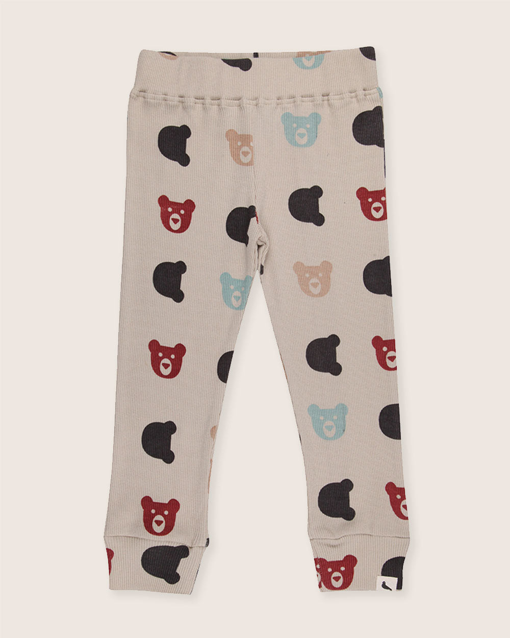 organic cotton Stone Smiling Bear Print Leggings - image 4