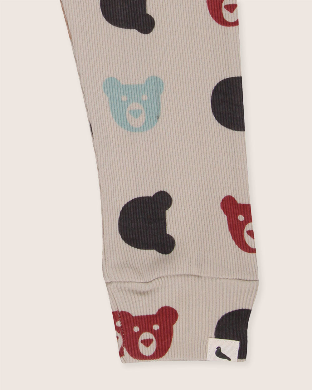 organic cotton Stone Smiling Bear Print Leggings - image 2