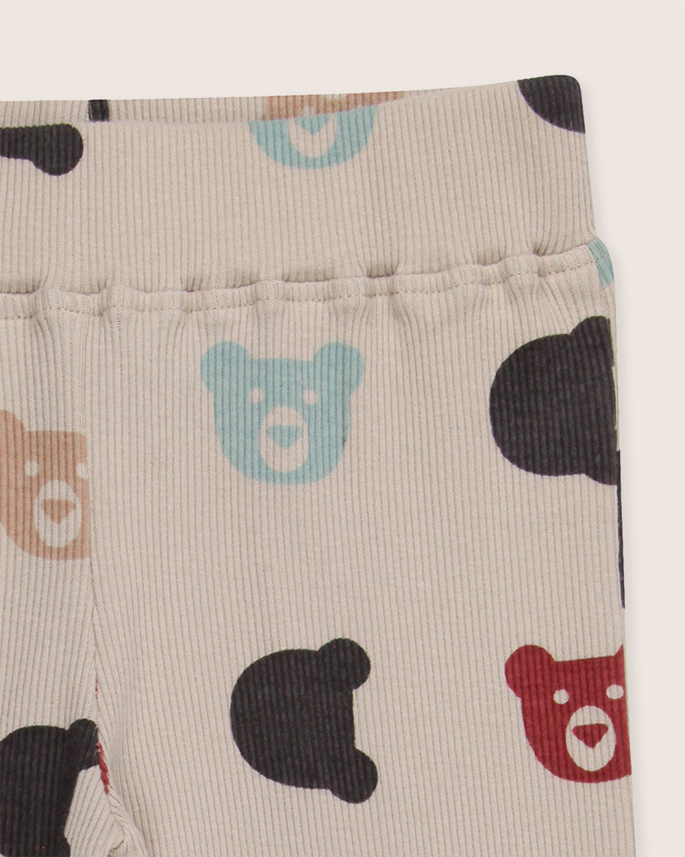 organic cotton Stone Smiling Bear Print Leggings - image 3