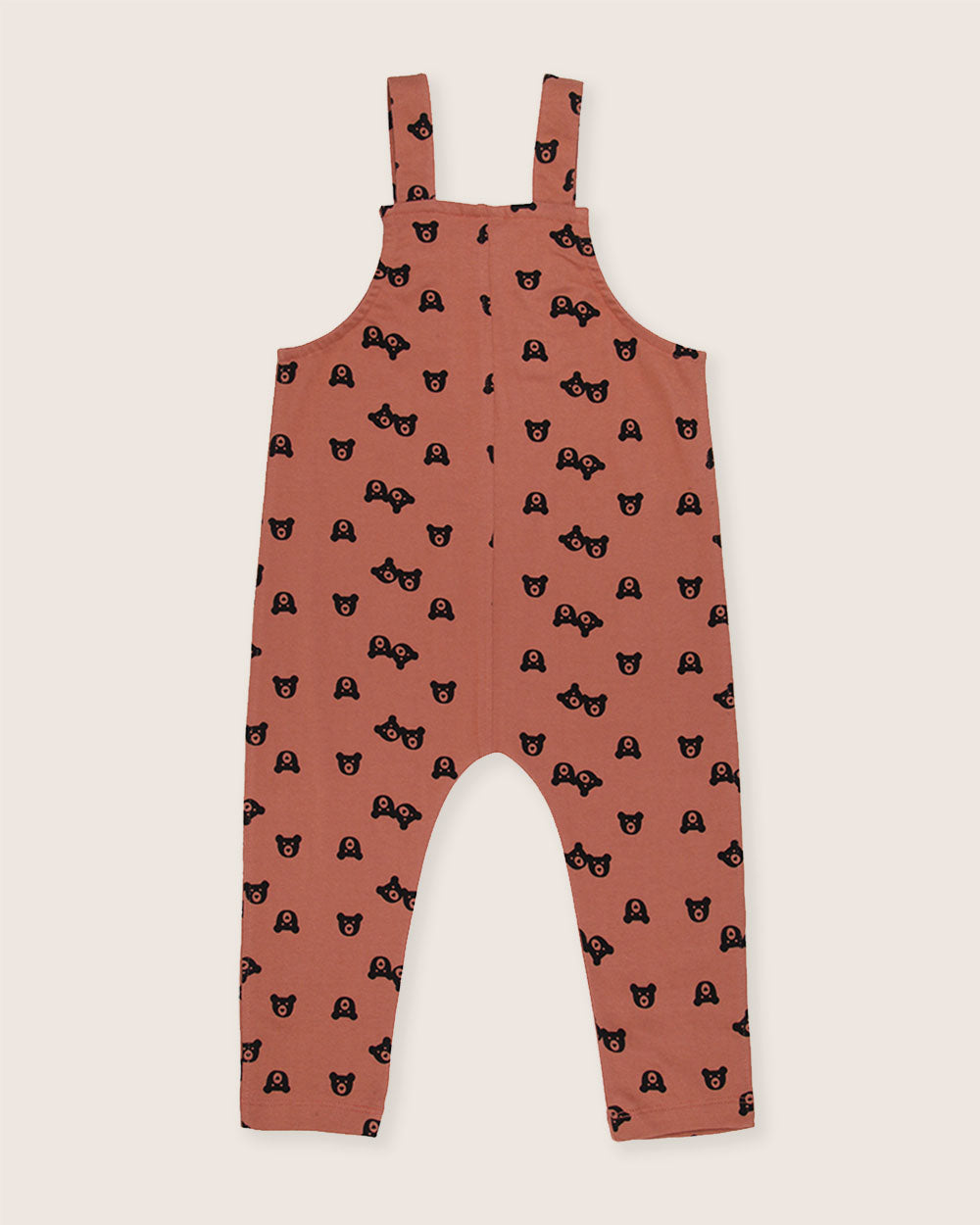 Red Bear Print Dungarees - image 4
