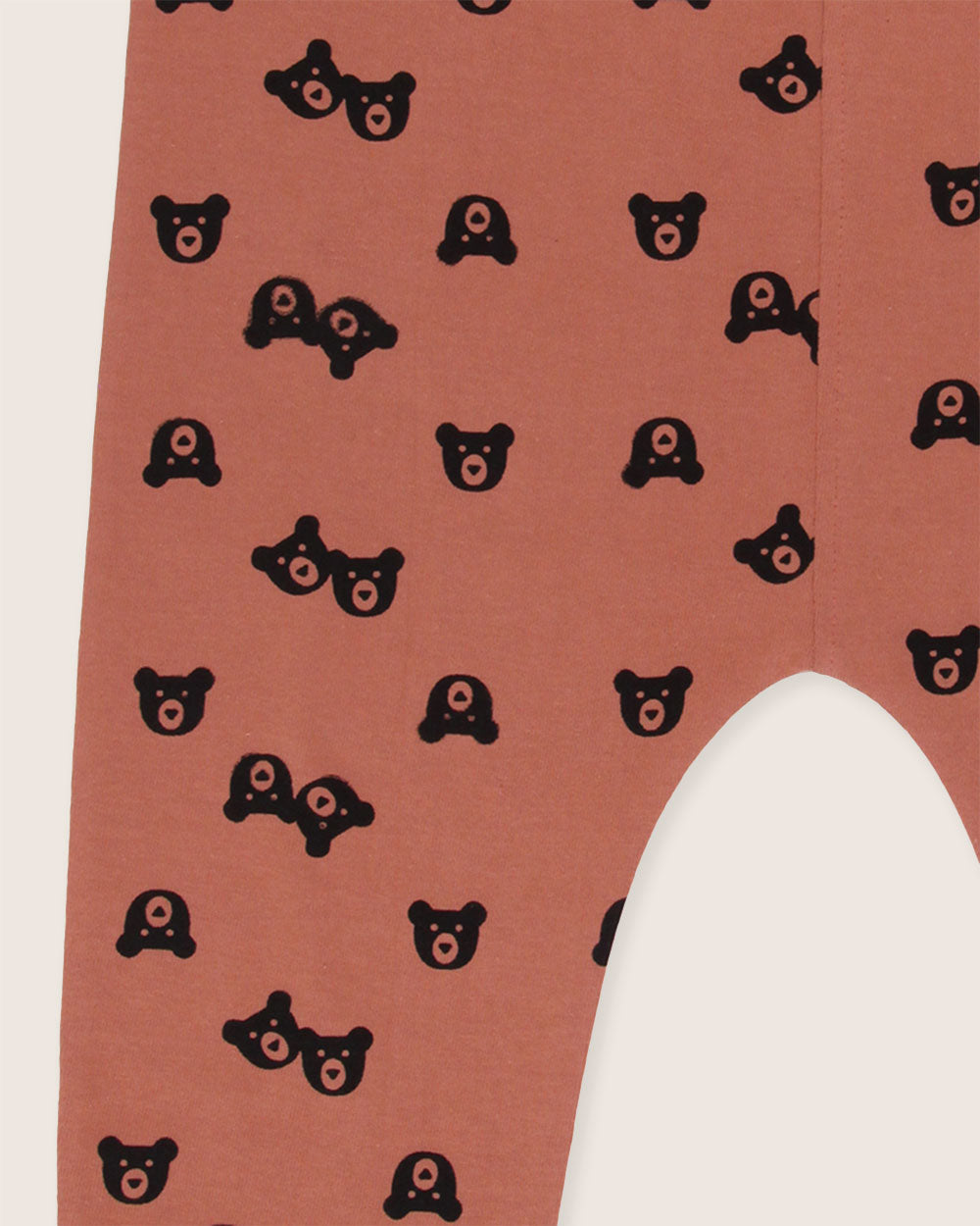 Red Bear Print Dungarees - image 3