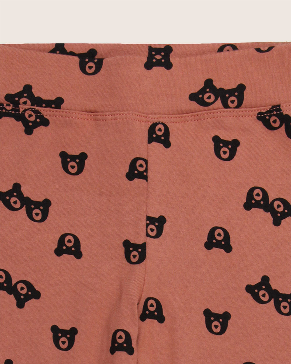 organic cotton Red Bear Print Leggings - image 4
