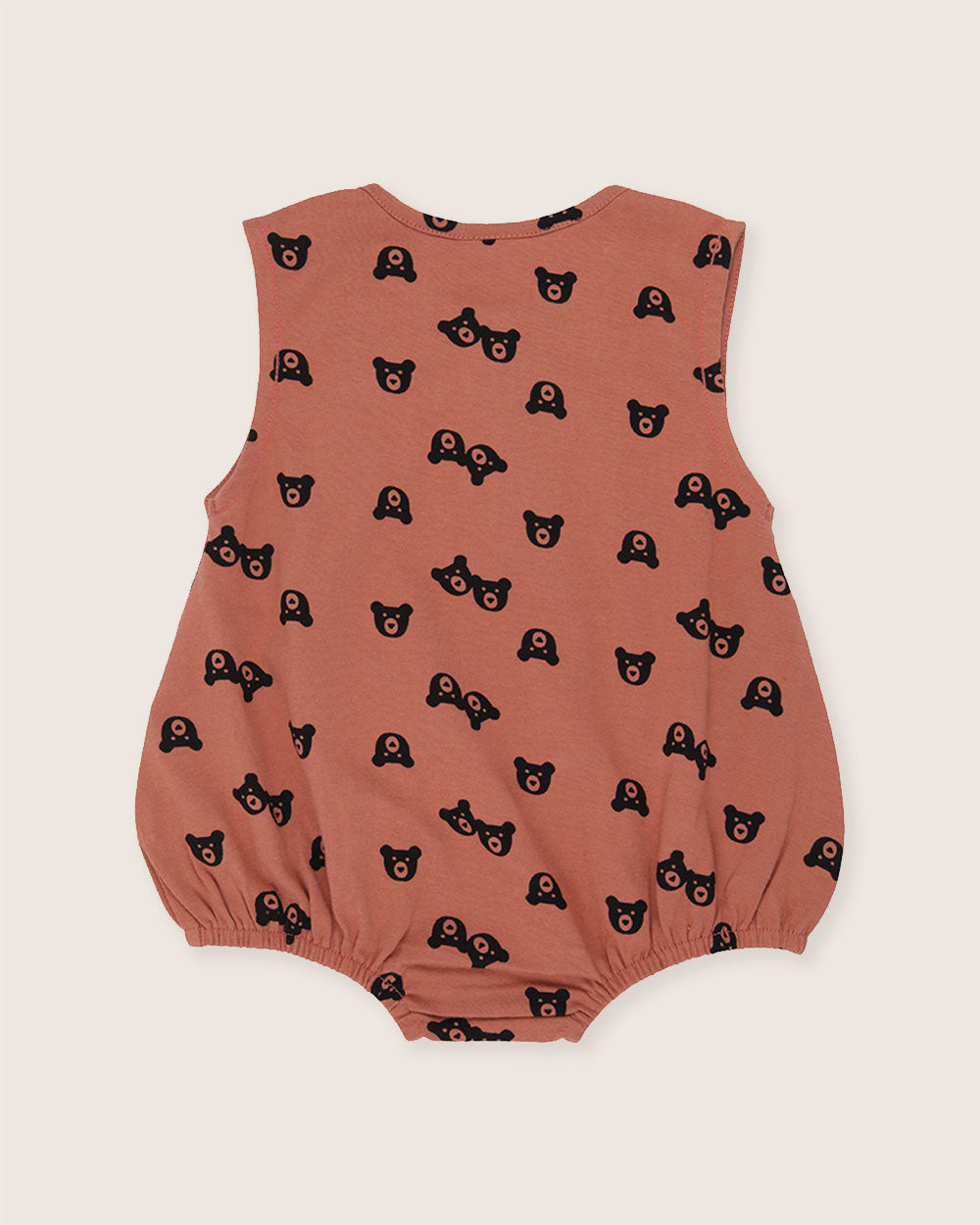 Red Bear Print Romper - image 5