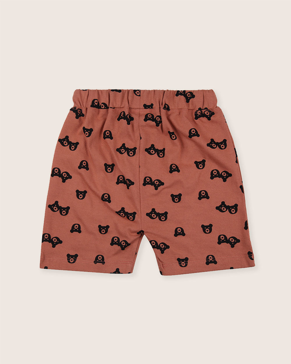 organic cotton Red Bear Print Shorts - image 4