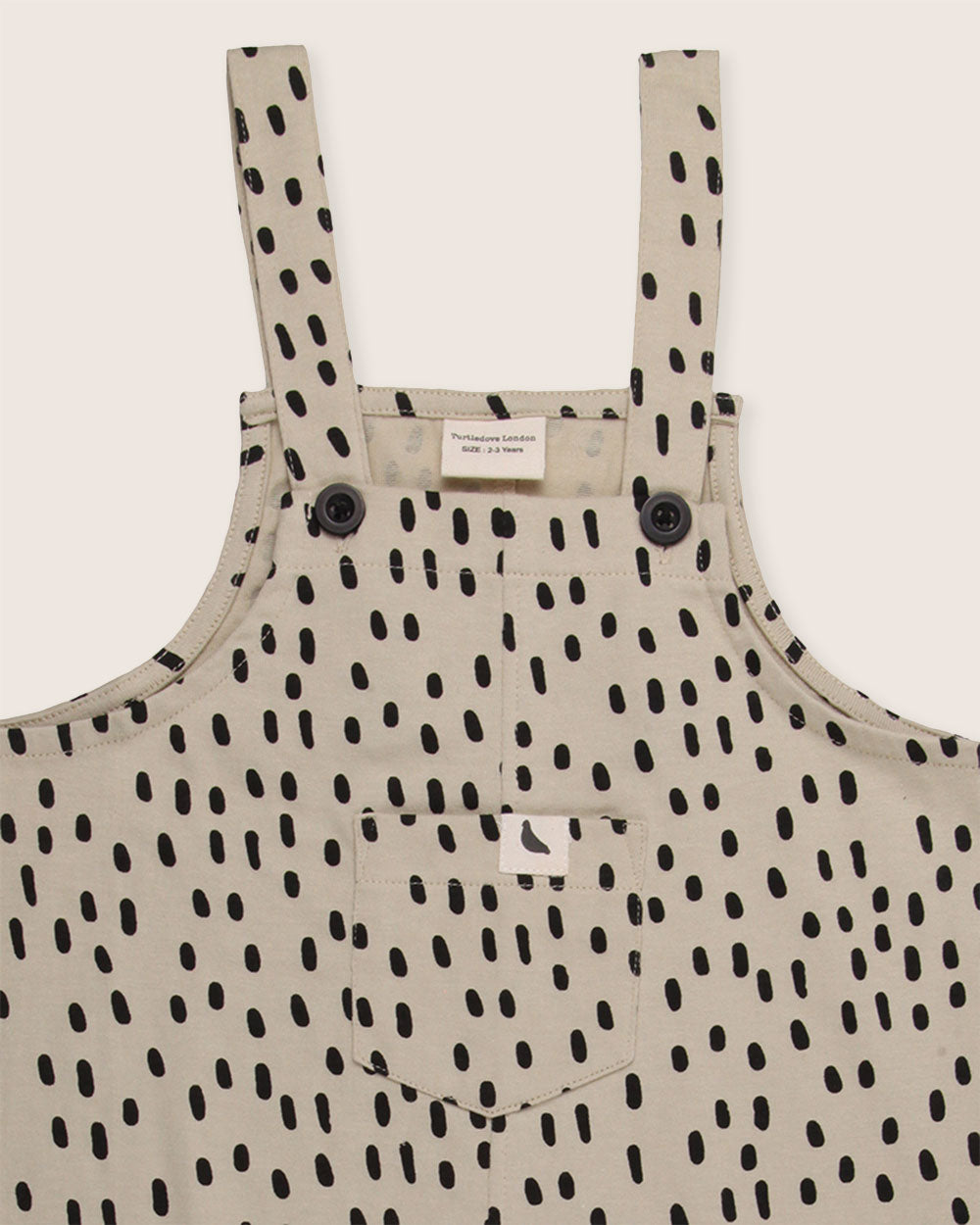 Stone Doodle Print Dungarees image 2