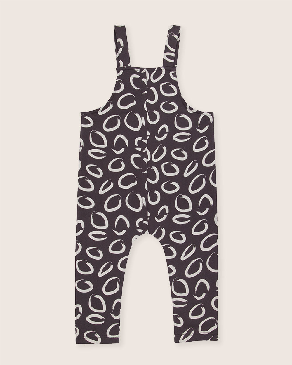organic cotton Brown Eyespot Print Dungarees - image 4