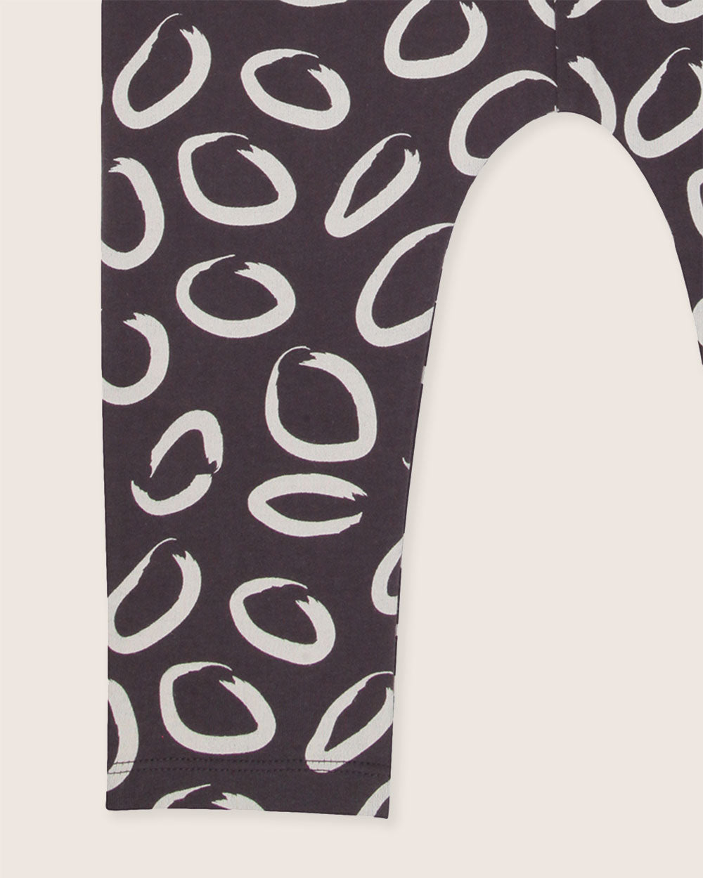 organic cotton Brown Eyespot Print Dungarees - image 3