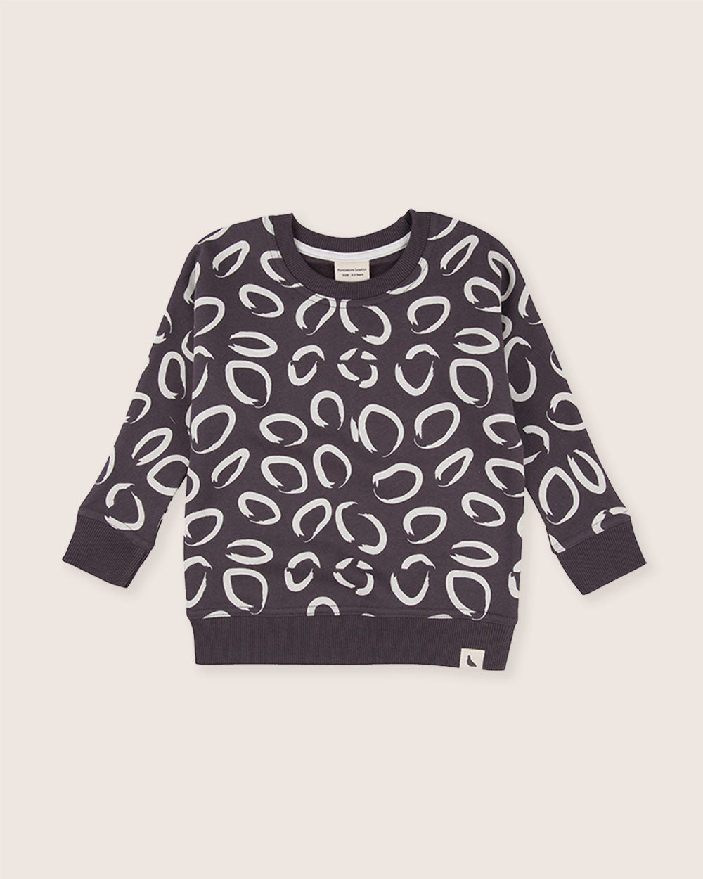 organic cotton Brown Eyespot Print Sweatshirt - image 1