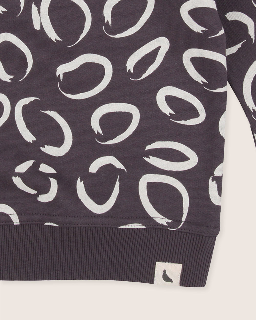 organic cotton Brown Eyespot Print Sweatshirt - image 5