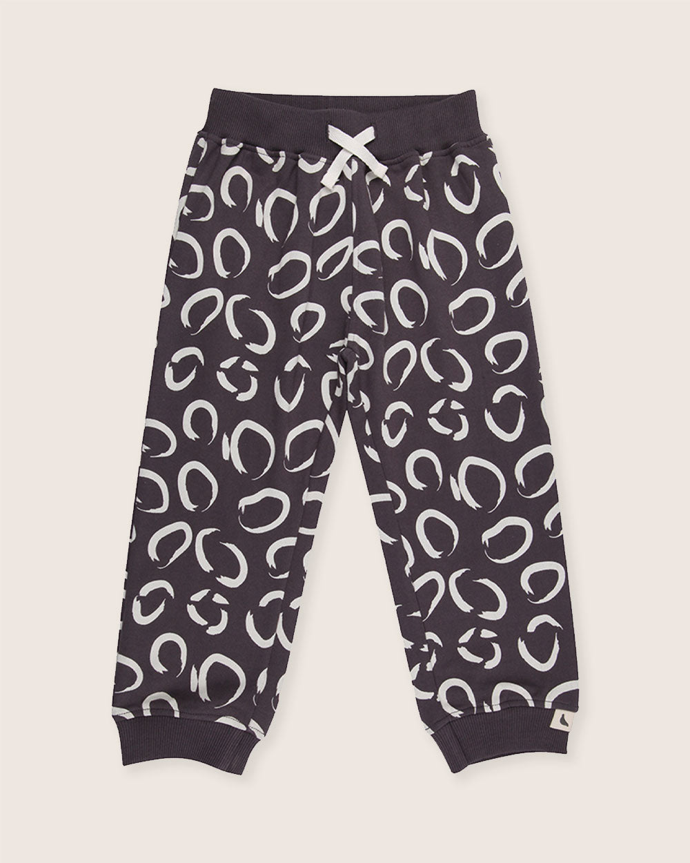 organic cotton Brown Eyespot Print Joggers - image 1