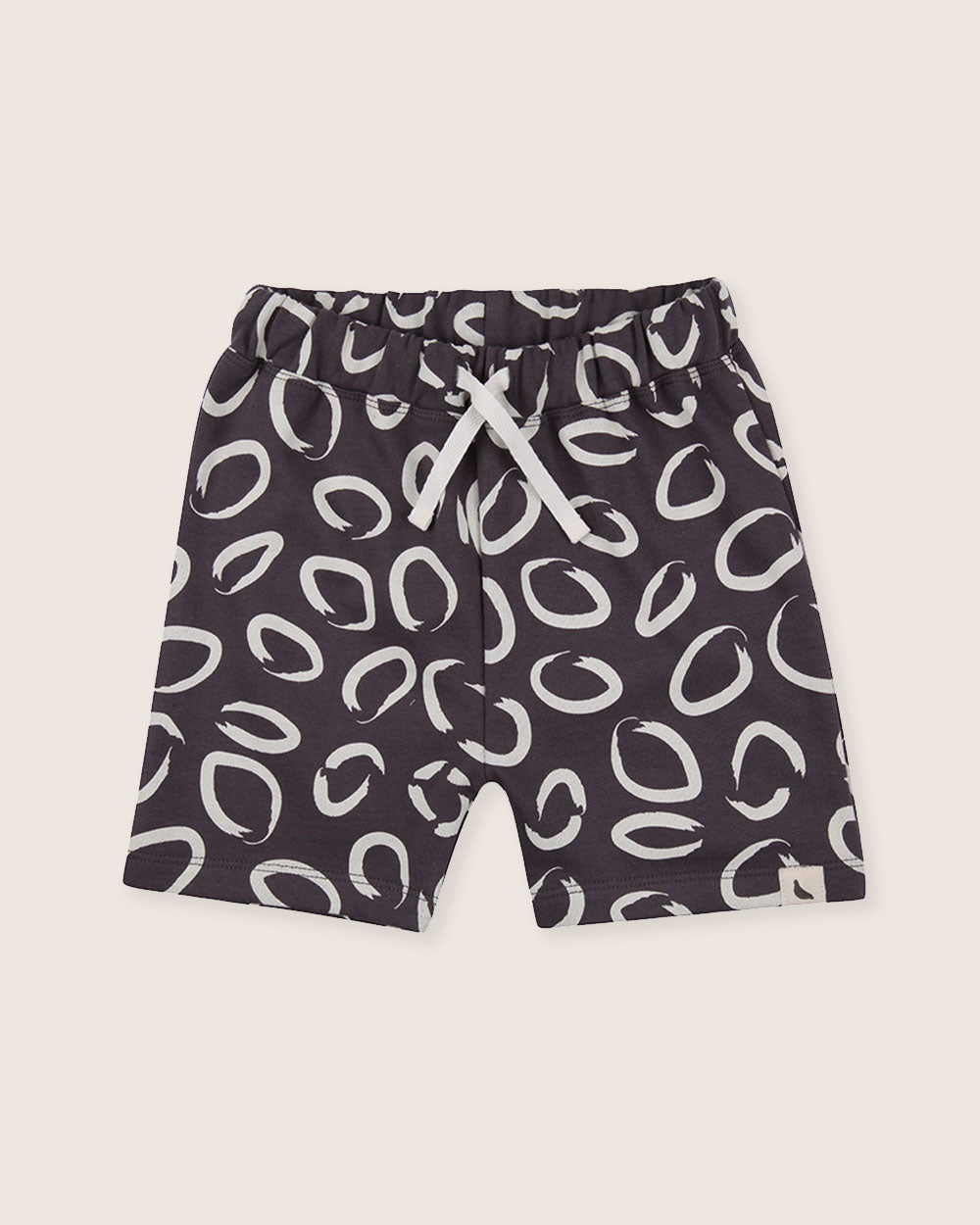 organic cotton Brown Eyespot Print Shorts - image 2