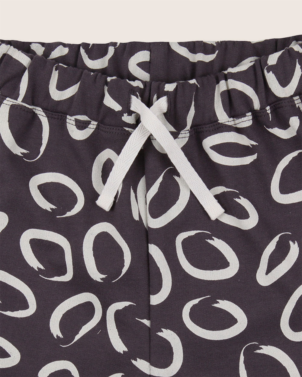organic cotton Brown Eyespot Print Shorts - image 3