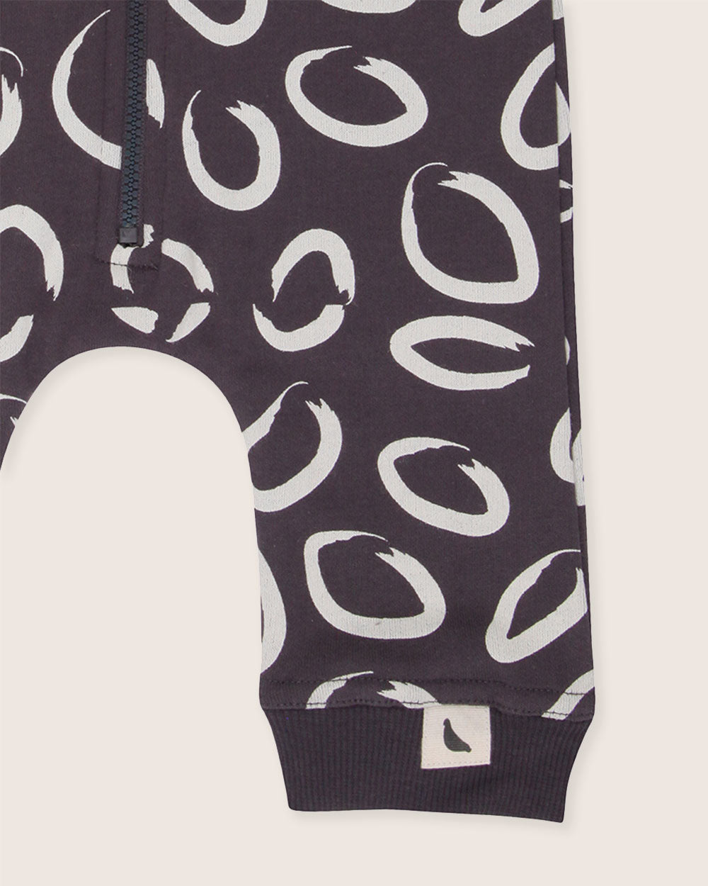 organic cotton Brown Eyespot Print Romper - image 4