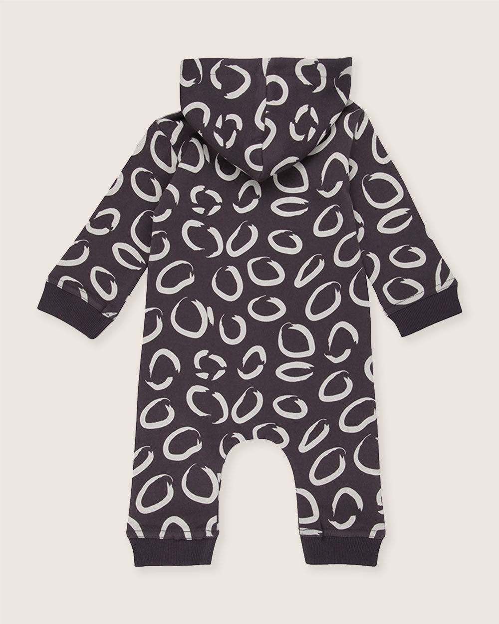 organic cotton Brown Eyespot Print Romper - image 5