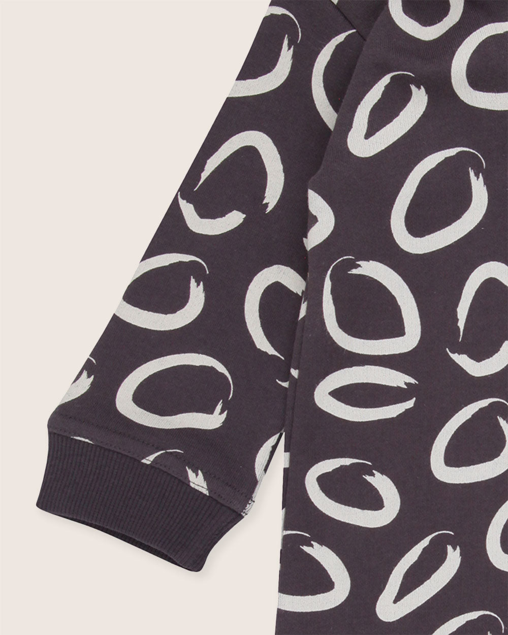 organic cotton Brown Eyespot Print Romper - image 3