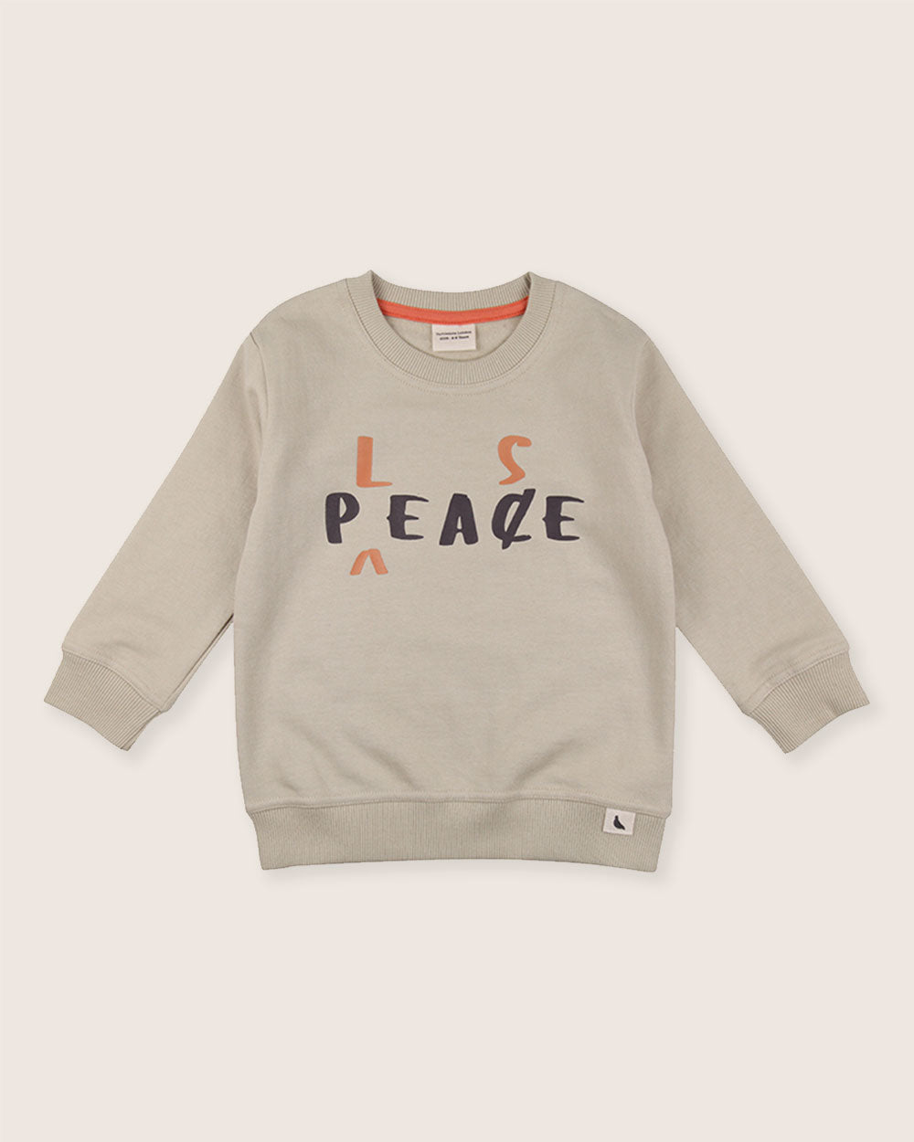 Peace Please Print Sweatshirt