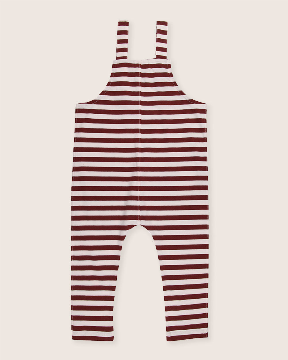 organic cotton Red Horizontal Stripe Print Dungarees - image 5