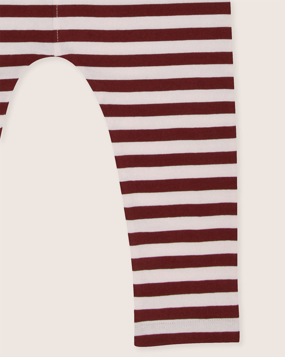 organic cotton Red Horizontal Stripe Print Dungarees - image 4