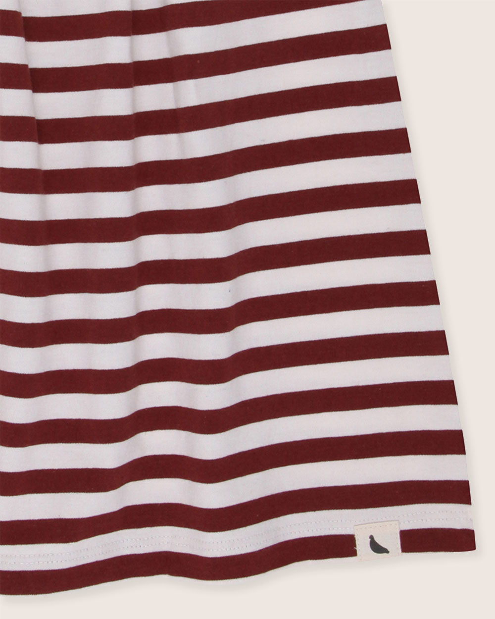 organic cotton Red Horizontal Stripe Print Dress - image 5