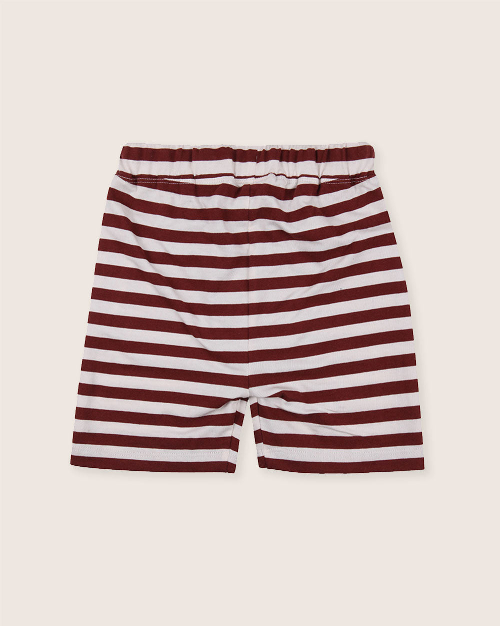 Red Horizontal Stripe Print Shorts - image 4