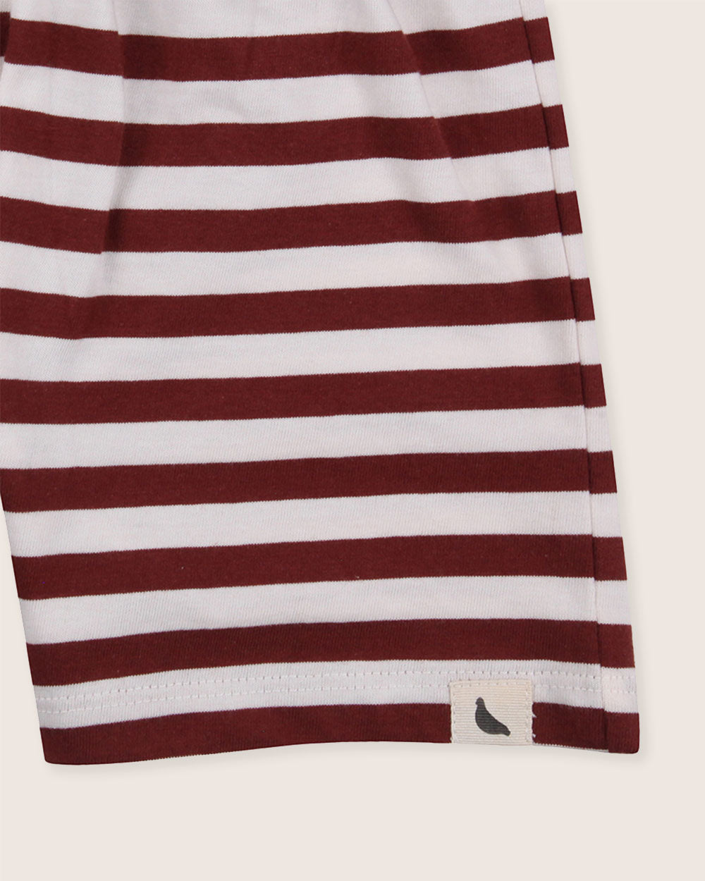 Red Horizontal Stripe Print Shorts - image 3