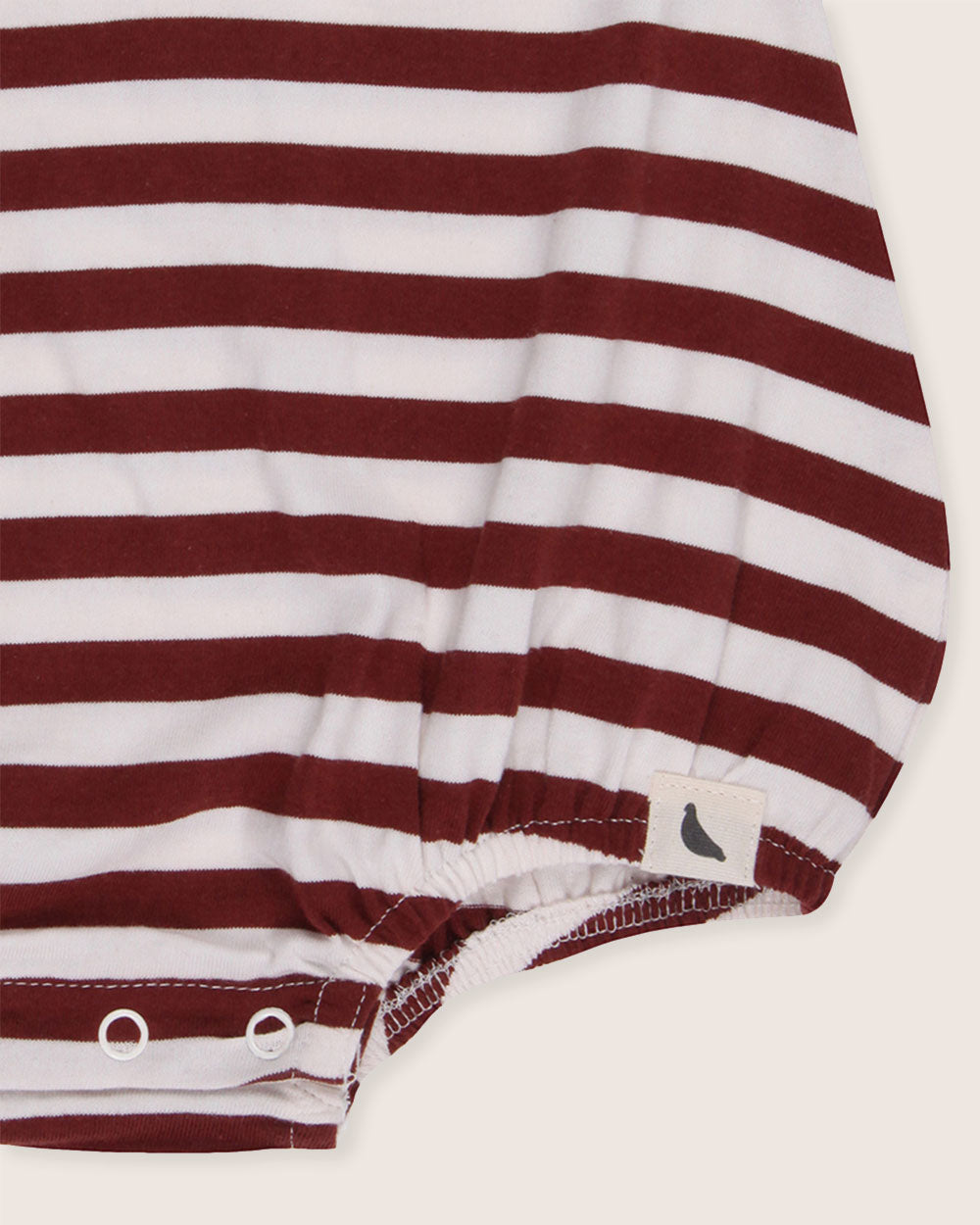 Red Horizontal Stripe Print Romper - image 4