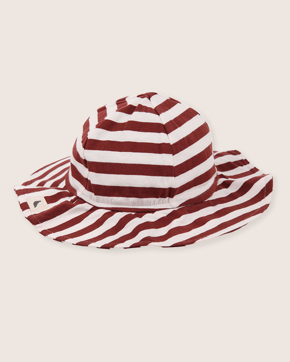 Red Horizontal Stripe Print Sun Hat - image 2