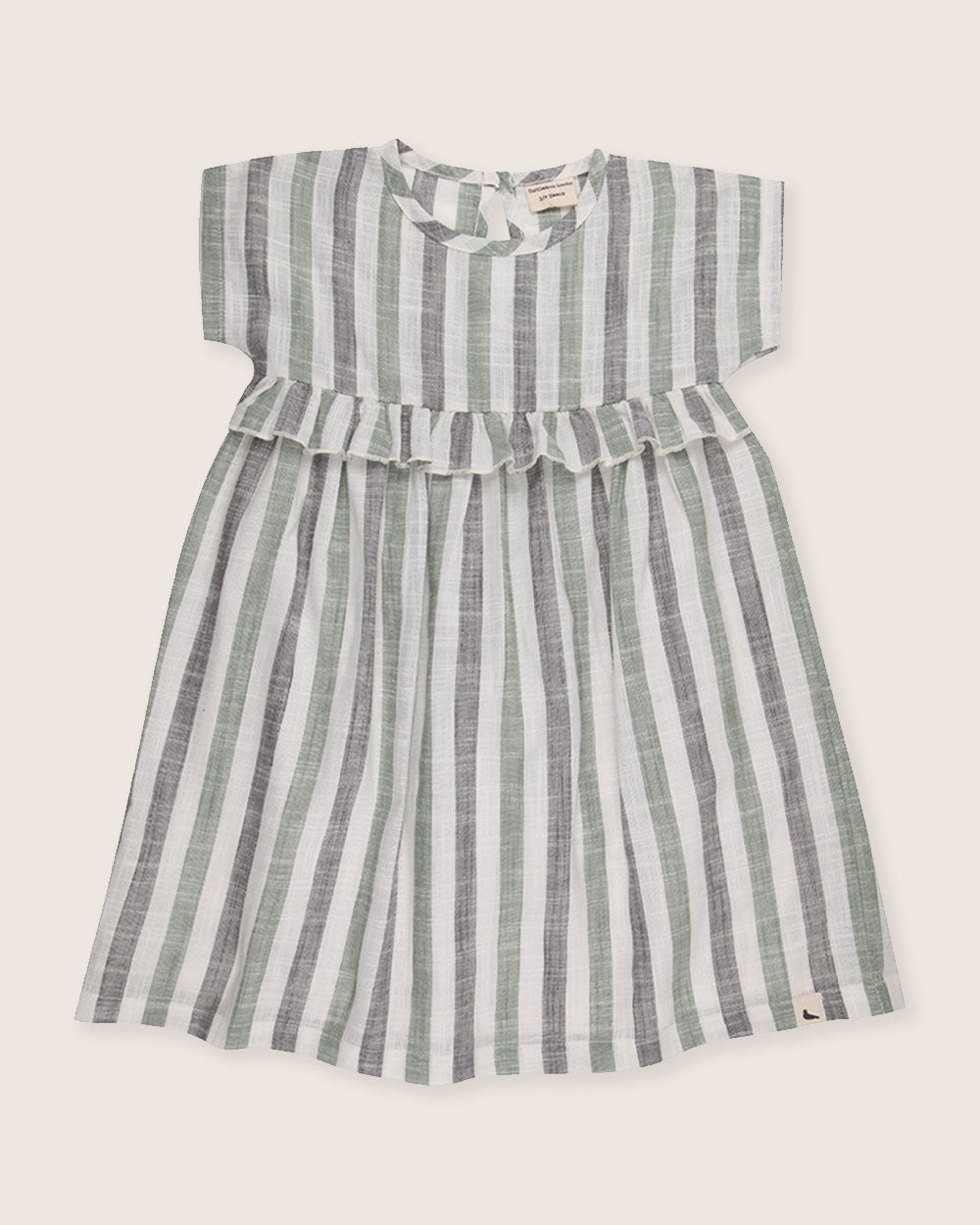 Multicolour Stripe Print Dress - image 2