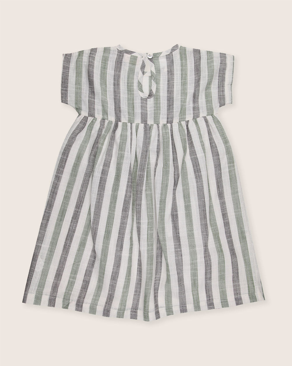Multicolour Stripe Print Dress - image 5