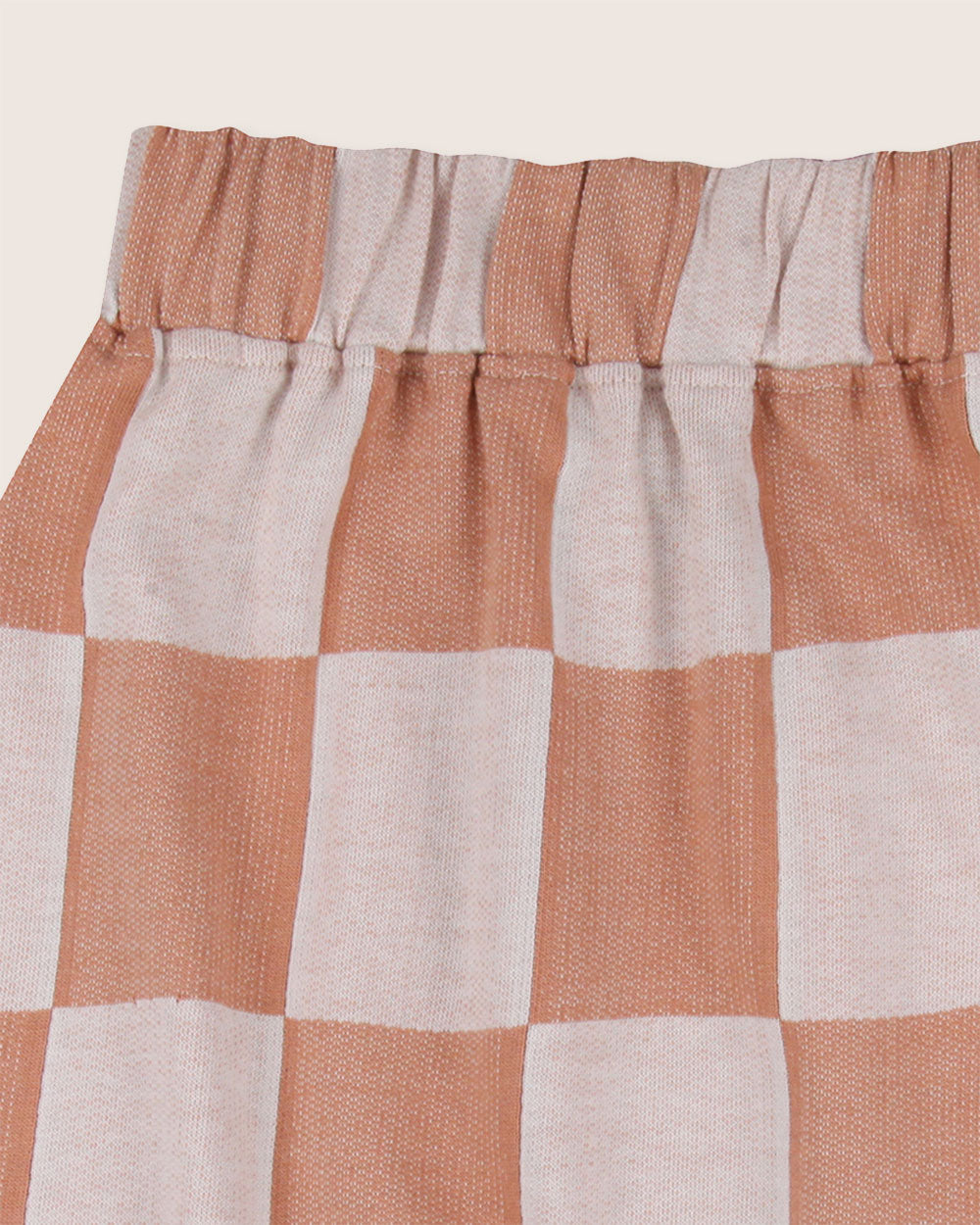 Orange Bold Check Print Skirt - image 3