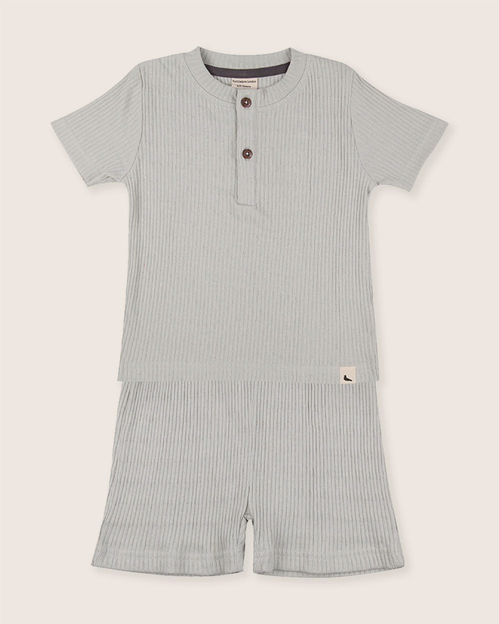 Light Green Rib Top & Short Set - image 1