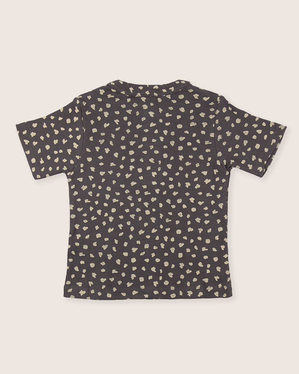 Charcoal Grey Animal Print Top And Short Set - image 5