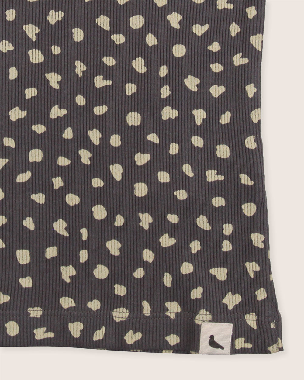 Charcoal Grey Animal Print Top And Short Set - image 4