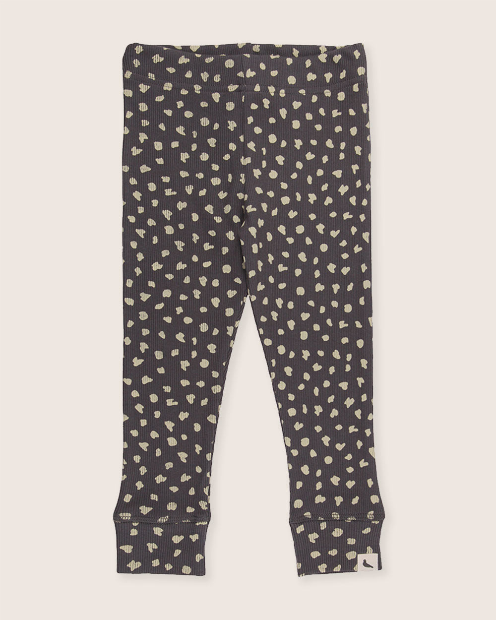 organic cotton Charcoal Grey Animal Print Leggings - image 1
