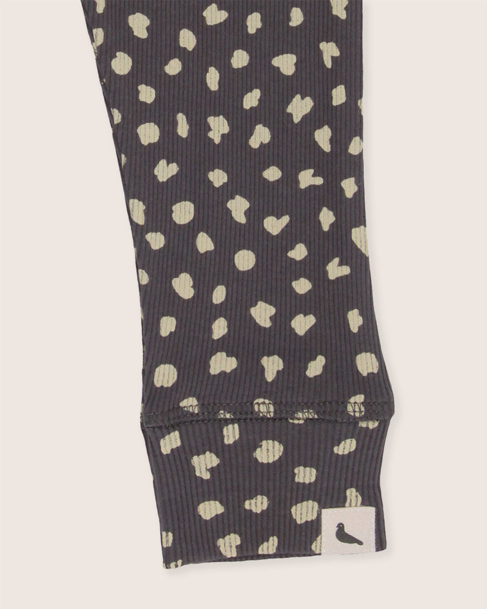 organic cotton Charcoal Grey Animal Print Leggings - image 2