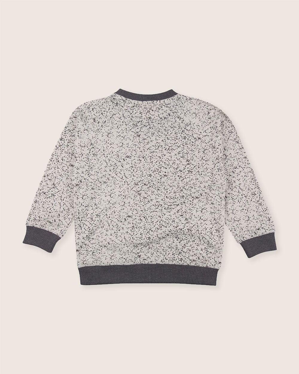 organic cotton Multicolour Bear Face on Speckled Print Sweatshirt - image 6