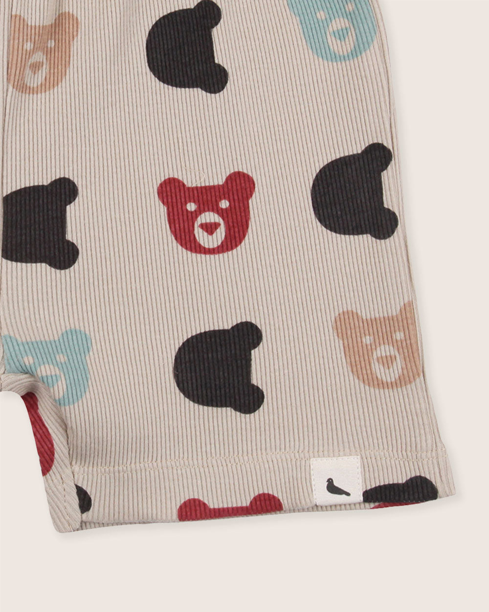 Stone Smiling Bear Print Top And Short Set - image 8