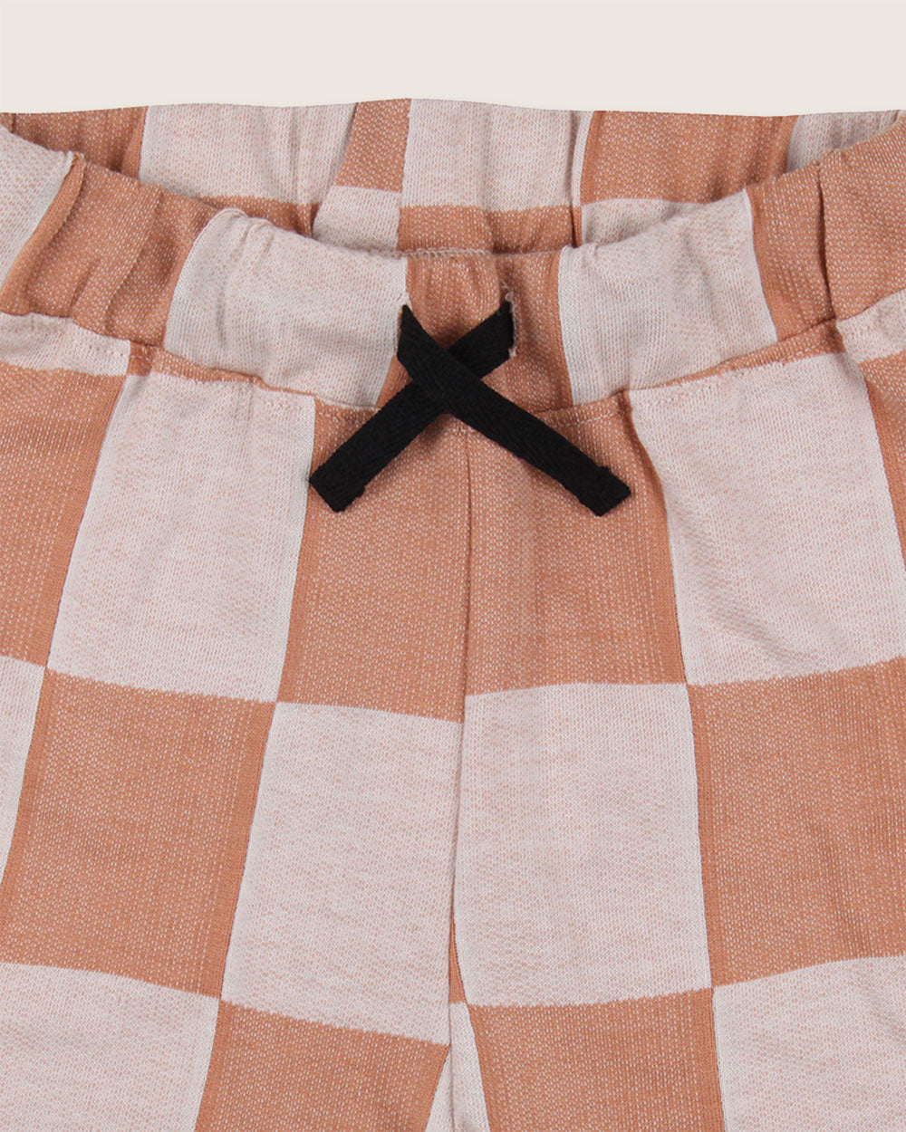 Orange Bold Check Print Shorts - image 2