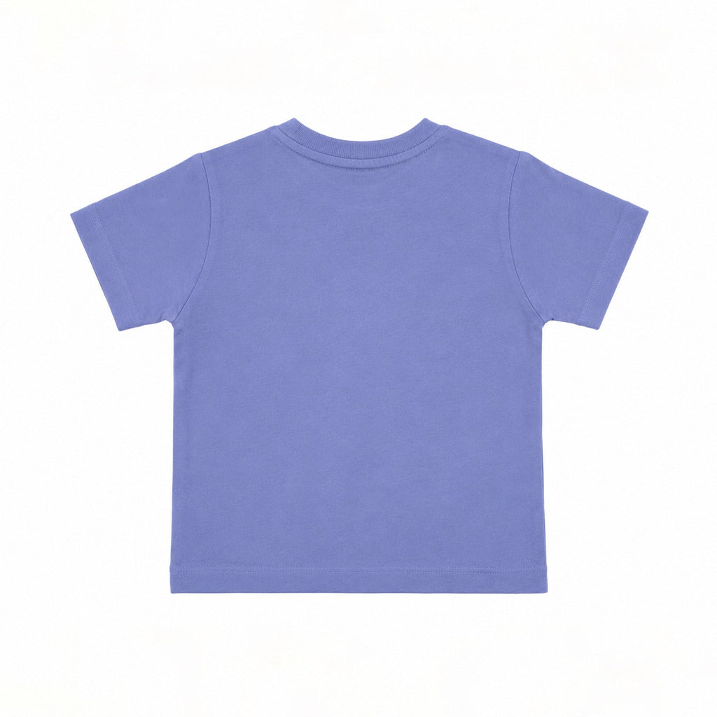 Purple Tulip Embroidery T-Shirt